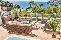 Zafiro Palace Andratx - Wohnbeispiel Juniorsuite Penthouse mit privatem Minipool (Zimmercodierungen J1D & J2D)