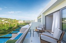 The Ixian Grand & All Suites - Wohnbeispiel Doppelzimmer Premium Gartenblick (Zimmercodierung DMG)