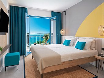 Sunny Krk by Valamar - Wohnbsp. Zimmer für 2 Meerblick (Zimmercodierung D1M)