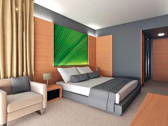 San Marino Resort Plaza Hotel - Wohnbsp. Zimmer für 2 plus 1 (Zimmercodierung TSG)