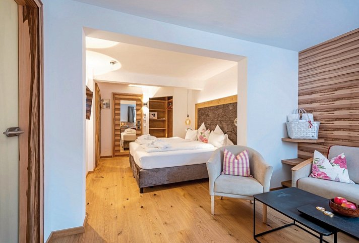 Das Neuhaus - Wohnbeispiel Juniorsuite Bergblick (Zimmercodierung JB1)