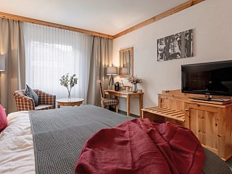 Arosa Alpine Club - Wohnbeispiel Doppelzimmer Standard (Zimmercodierung DG1)