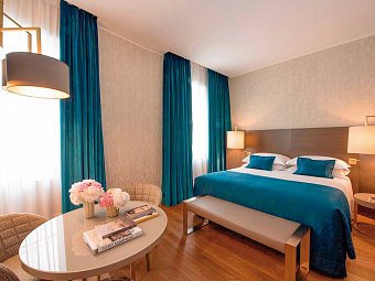 Rosa Grand Milano - Wohnbeispiel Doppelzimmer Deluxe (Zimmercodierung DD1)
