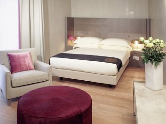 Rosa Grand Milano - Wohnbeispiel Doppelzimmer Deluxe (Zimmercodierung DD1)