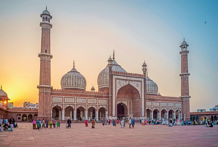 Klassisches Indien und Nepal (Gruppenreise) - Delhi, Jama Masjid