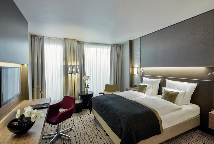 Steigenberger Hotel am Kanzleramt - Wohnbeispiel Doppelzimmer Superior (Zimmercodierungen DS1 & DC1)