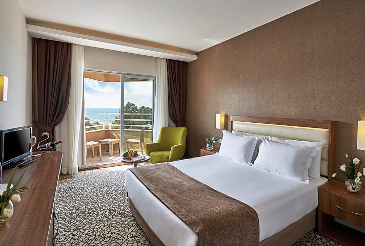 Richmond Ephesus Resort - Wohnbeispiel Doppelzimmer Meerblick (Zimmercodierung DBM)