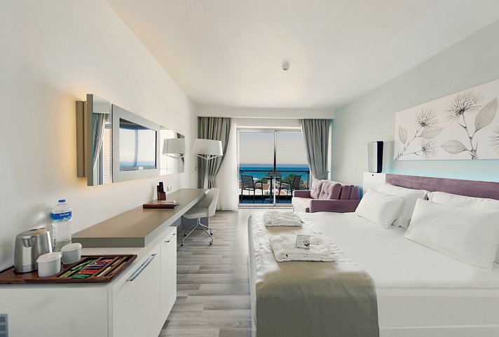 Flora Garden Ephesus - Wohnbeispiel Doppelzimmer Deluxe Meerblick