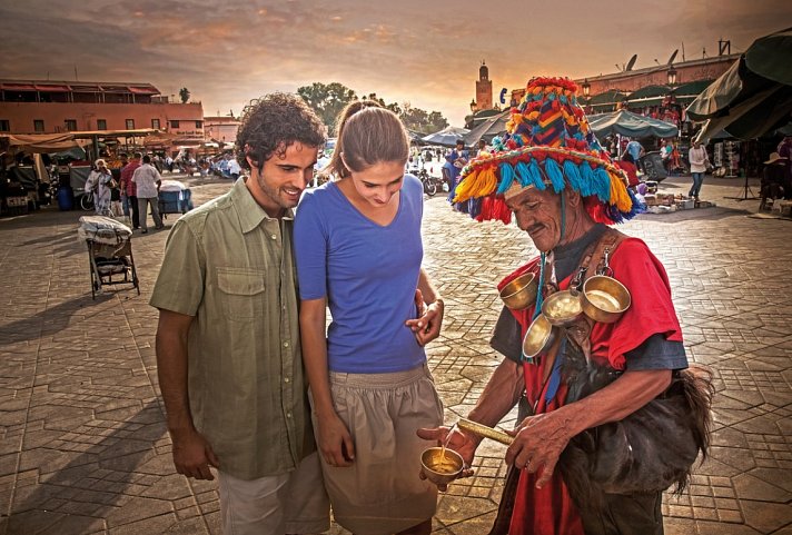 Faszination aus 1.001 Nacht (Gruppenreise ab/bis Agadir) - Djemaa el Fna - Marrakesch