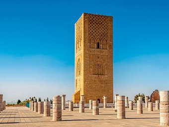 Faszination aus 1.001 Nacht (Gruppenreise ab/bis Agadir) - Hassan-Turm - Rabat