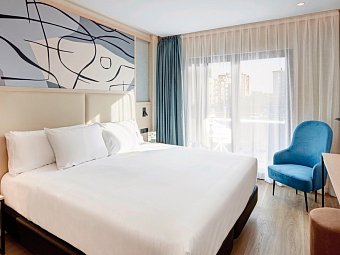 Sercotel Rosaleda Málaga - Wohnbeispiel Doppelzimmer Klassik (Zimmercodierung DB1)