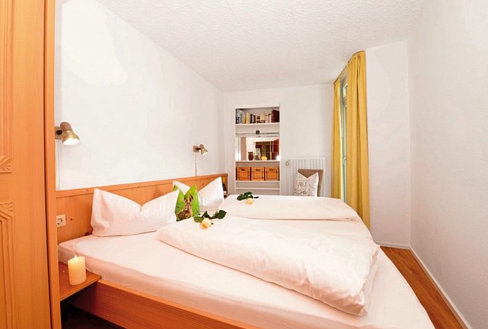 Familienhotel Kleinwalsertal - Wohnbeispiel Appartement 1 Schlafzimmer Komfort (Zimmercodierungen AF1 & AF2)