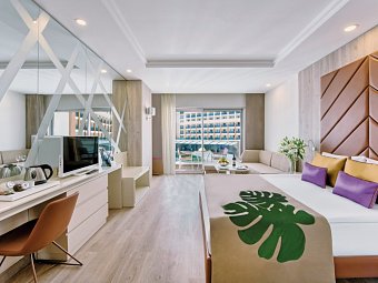 Delphin BE GRAND Resort - Wohnbeispiel Doppelzimmer Be Trendy Landblick (Zimmercodierung DB1)