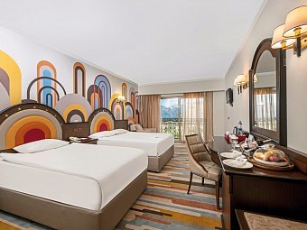 Megasaray Westbeach Antalya - Wohnbeispiel Doppelzimmer Deluxe (Zimmercodierungen DDM & DCM)