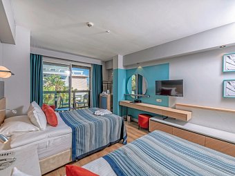 Oleander Beach Resort - Wohnbeispiel Doppelzimmer Landblick (Zimmercodierungen DBL & DCL)