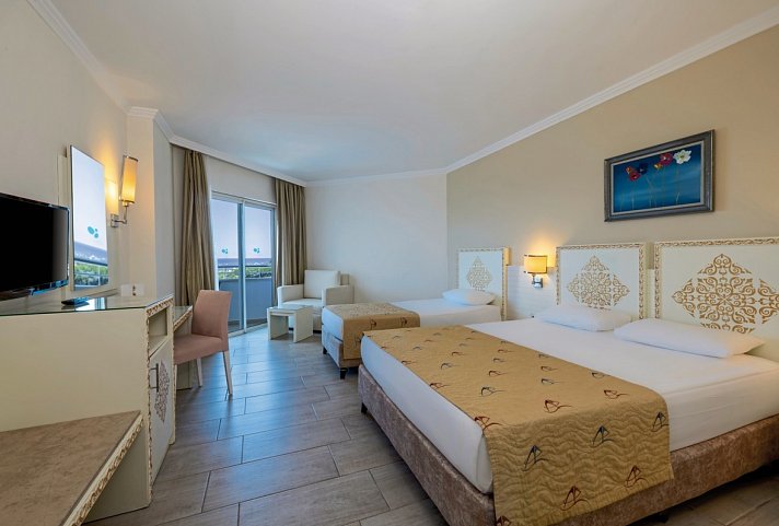 Crystal Admiral Aqua Collection - Wohnbeispiel Doppelzimmer seitl. Meerblick (Zimmercodierungen DBN & DCN)