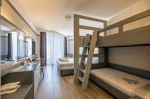 VONRESORT Golden Coast - Wohnbeispiel Familienzimmer 1 franz Bett 1 Etagenbett (Zimmercodierung FB1)