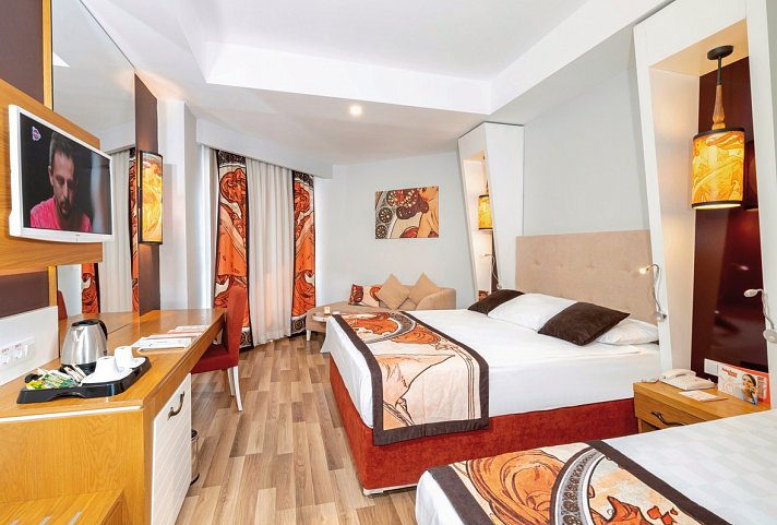 Orange Palace - Wohnbeispiel Doppelzimmer (Zimmercodierungen DB1 & DC1)