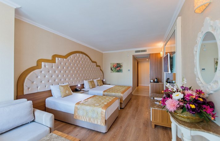 Side Premium - Wohnbeispiel Doppelzimmer seitl. Meerblick (Zimmercodierungen DBN & DCN)