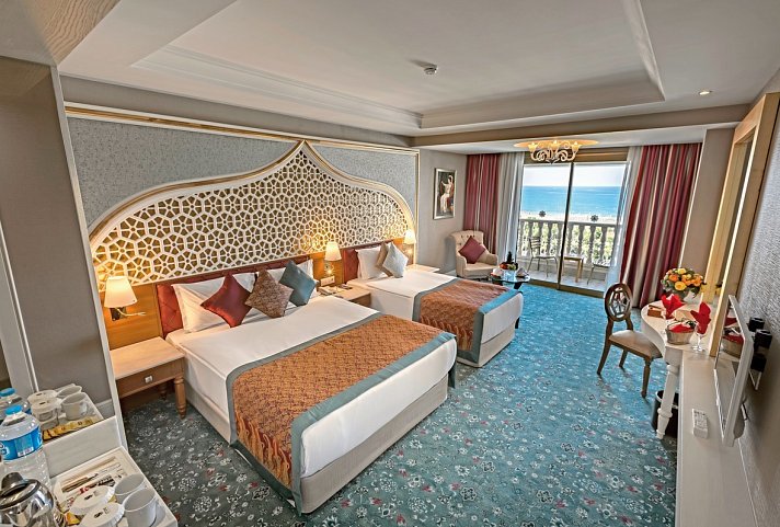 Royal Taj Mahal - Wohnbeispiel Doppelzimmer Superior Meerblick (Zimmercodierungen DSM & DCM)