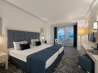 Kamelya Fulya Hotel - Wohnbeispiel Doppelzimmer Meerblick (Zimmercodierungen DBM & DCM)