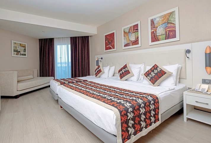 Long Beach Alanya - Wohnbeispiel Doppelzimmer (Zimmercodierungen DB4 & DEL)