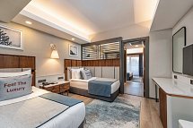 Seaden Quality Resort & Spa - Wohnbeispiel Familienzimmer seitl. Meerblick 50qm (Zimmercodierung FBN)