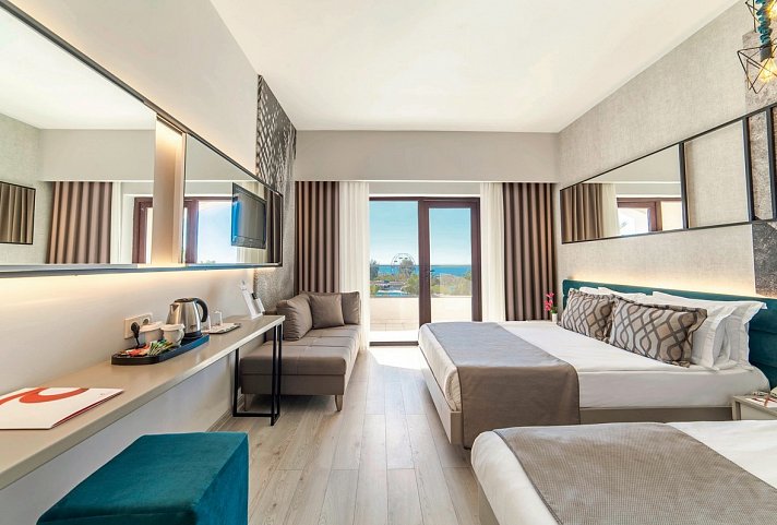 Club Turan Prince World - Wohnbeispiel Doppelzimmer Haupthaus (Zimmercodierungen DBU & DCU)