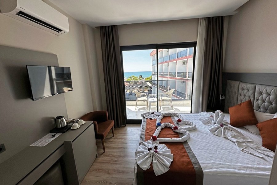 Side Golden Rock Hotel & Spa - Wohnbeispiel Doppelzimmer Erdgeschoss (Zimmercodierung DB1)