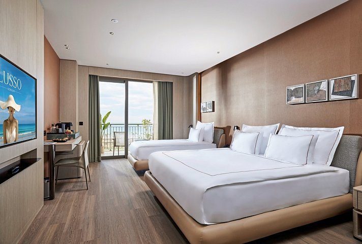 LUSSO Sorgun - Wohnbeispiel Doppelzimmer Superior Meerblick (Zimmercodierungen DSM, DCM, DSN & DCN)