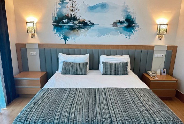 Limak Limra Hotel & Resort - Wohnbeispiel Doppelzimmer Meerblick (Zimmercodierungen DBM, DCM, DBV & DC2)