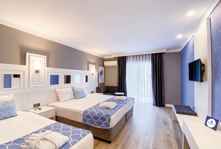 Gypsophila Club Marine - Wohnbeispiel Doppelzimmer (Zimmercodierungen DB1, DC1 & DE1)