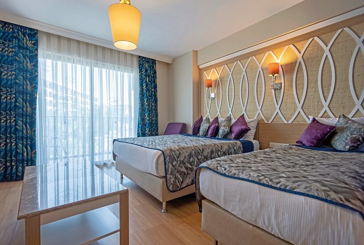 Quattro Family Club DEM Hotel - Wohnbeispiel Doppelzimmer Lage nach Verfügbarkeit (Zimmercodierungen DB1 & DC1)