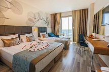 Xoria Deluxe - Wohnbeispiel Doppelzimmer Meerblick (Zimmercodierungen DBM, DCM, DBN & DCN)