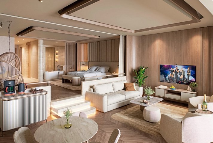 Regnum The Crown - Motivbild Wohnbeispiel Seacscape Suite (Zimmercodierung WB1)