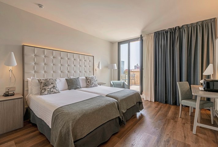 Gran Hotel Havana - Wohnbeispiel Doppelzimmer Außenterrasse (Zimmercodierungen DS1 & DX2)