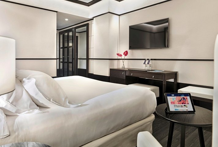 H10 Marina Barcelona - Wohnbeispiel Doppelzimmer Klassik (Zimmercodierung DG1)