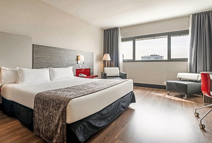 Ilunion Barcelona - Wohnbeispiel Doppelzimmer Standard (Zimmercodierung DG1)