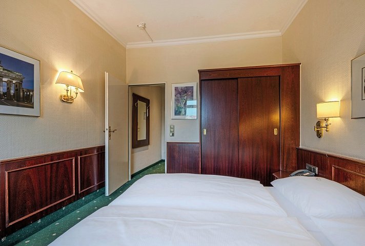 Hotel Seehof Berlin - Wohnbeispiel Doppelzimmer Standard (Zimmercodierung DG1)