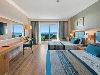 Aquasis De Luxe Resort & Spa - Wohnbeispiel Doppelzimmer Deluxe Meerblick (Zimmercodierungen DDM & DC4)