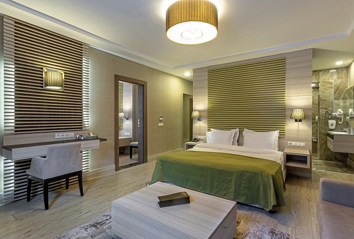 Sianji Well-Being Resort - Wohnbeispiel Doppelzimmer mit Verbindungstür (Zimmercodierung DV1)