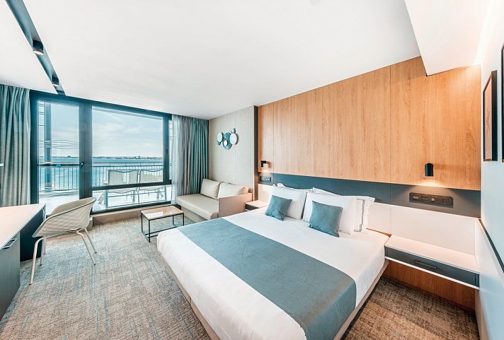 Voya Beach Resort - Wohnbeispiel Doppelzimmer Meerblick (Zimmercodierungen DBM, DC1 & DP1)