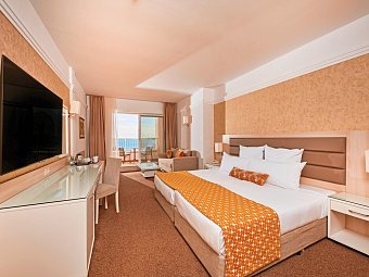 Alua Sunny Beach Resort & Spa - Wohnbeispiel Doppelzimmer Deluxe Direkter Meerblick (Zimmercodierung DD1)