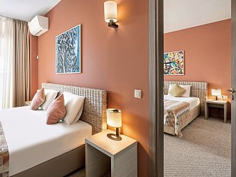 Melia Sunny Beach - Wohnbeispiel Familienzimmer Poolblick (Zimmercodierung FBP)