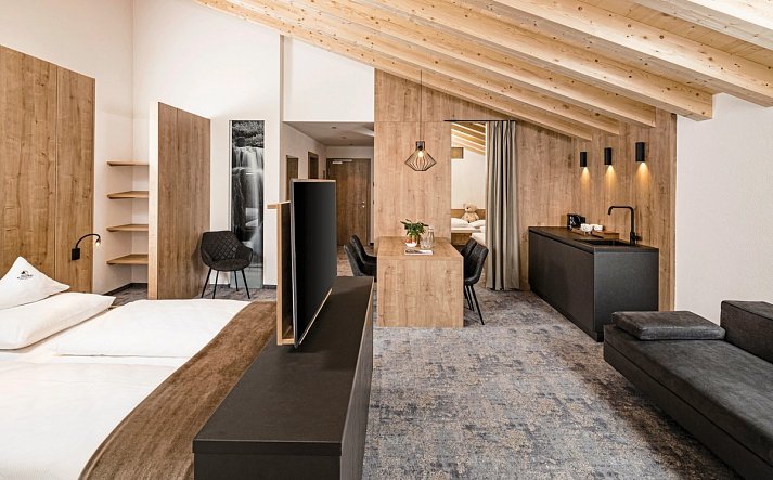 Schneeberg Family Spa Resort - Wohnbeispiel Suite Family Deluxe (Zimmercodierung WD1)