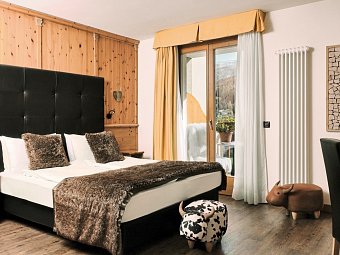 Hotel Salvadori - Wohnbeispiel Doppelzimmer Romantik (Zimmercodierung DB1)