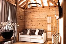 Hotel Salvadori - Wohnbeispiel Suite Dolomiti (Zimmercodierung WB1)