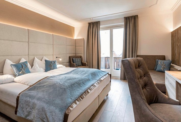 Stroblhof Active Family Spa Resort - Wohnbeispiel Doppelzimmer Passeier (Zimmercodierung DB1)