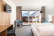 Blu Senales Family & Active Resort - Wohnbeispiel Doppelzimmer Superior mit Balkon (Zimmercodierung DS2)