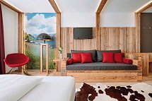 Naturhotel Miraval - Wohnbeispiel Almsuite (Zimmercodierung WB1)